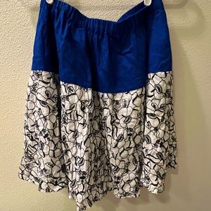Fun patterned skirt